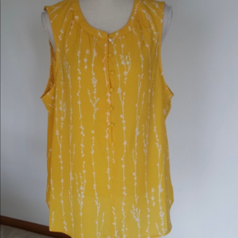 NWT Marigold & White AVA & VIV Short Sleeve Blouse